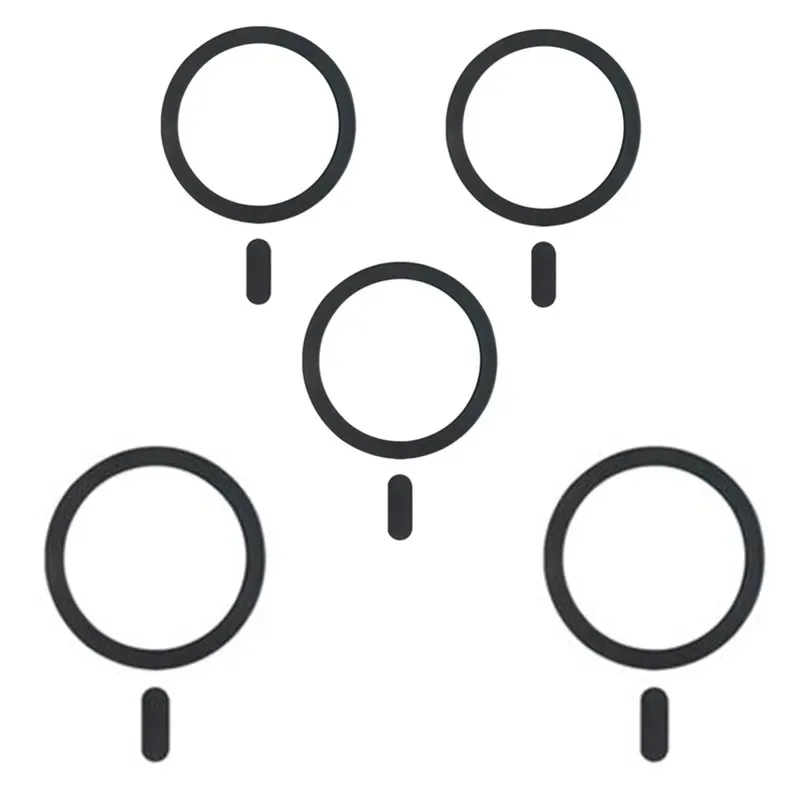 5ks pre magnetickú dosku Magsafe Kruh Univerzálny kovový nálepka Podporná bezdrôtová nabíjačka Kovová doska list pre držiak na magnet