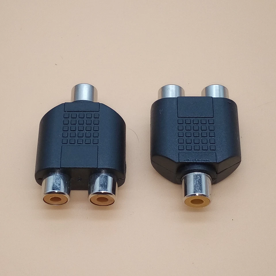 5ks RCA Žena až ženská y splitter Audio Adapter Pruže