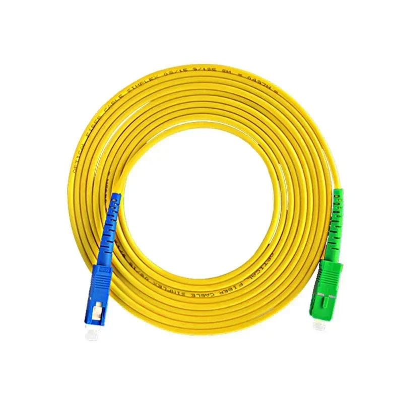 5ks SC/APC-SC/UPC Optické vlákno káblového kábla Simplex Ftth SM Single-Mode 1m/2m/3m/5m/5m Optické prepojky 2,0 mm alebo 3,0 mm