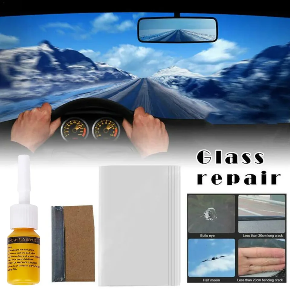 5ks/set DIY auto Nano tekutina na sklo Prasknuté sklenené vytvrdzovanie Glue Automatické sklo sklo
