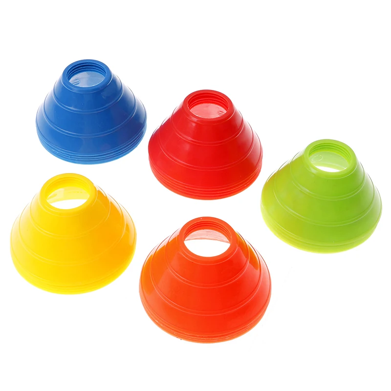 5ks/set Sport Soccer Training Sign Sign Dish Cones Marker Discs Marker Bucket