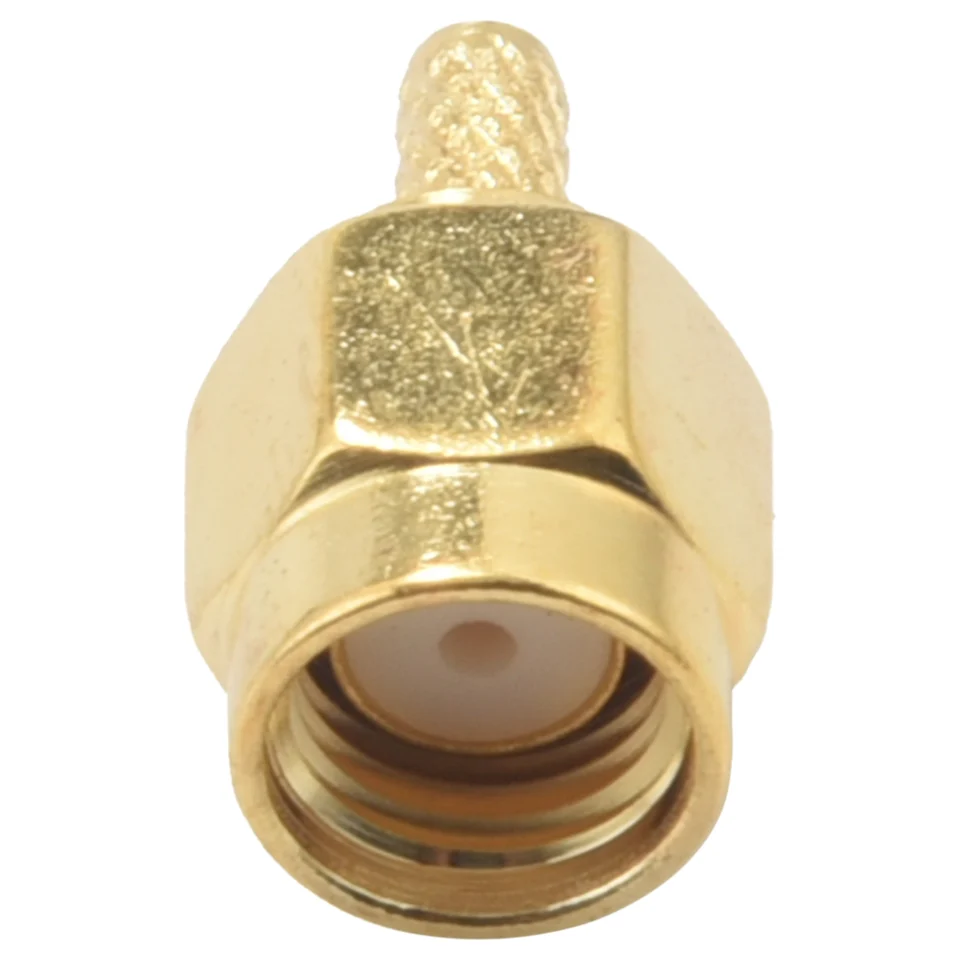 5ks SMA Mužský zástrčka Straight Crimp RG316 RG174 RF Adapter Connector