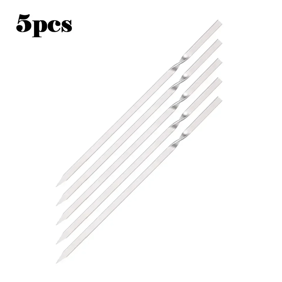 5ks titániové grilovacie špízy vonkajšie záhradné piknik BBQ grilovanie kabobových paličiek 20 cm/26 cm/30 cm/40 cm pre vonkajšie dobrodružstvá