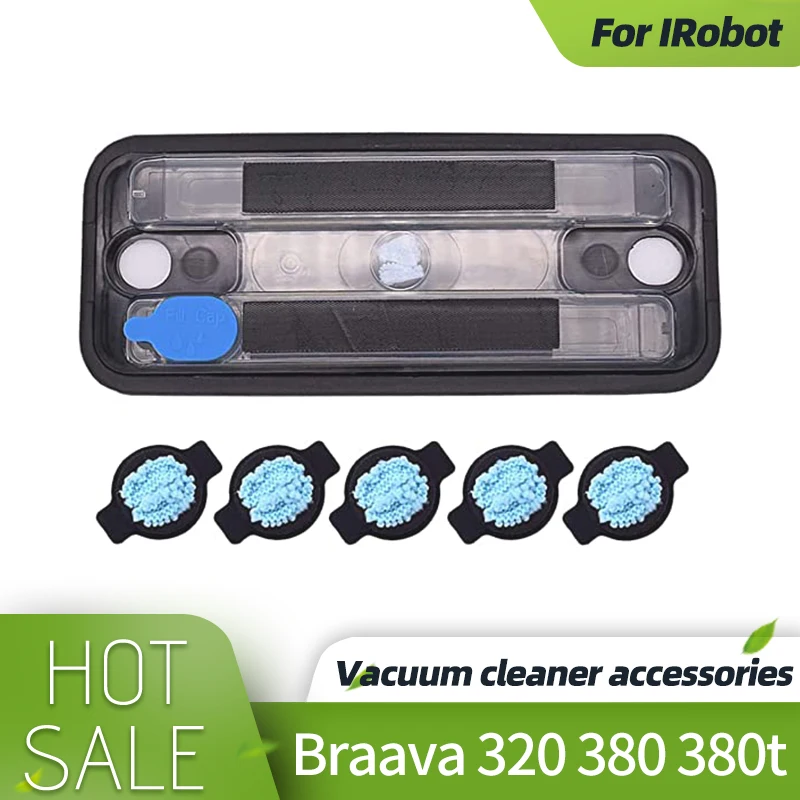 5ks vodné jadro čiapka + 1pc NÁKLADNÁ NÁKLADA VODY NA IROBOT BRAAVA 320 380 380T 5200 MINT5200C 4200A 4205