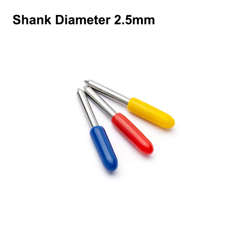 5ks Vysoko kvalitný 30degree 45 stupňa 60degree nôž pre Roland GCC Jaguar Vinyl Cutter Rezací plot 2,5 mm priemer