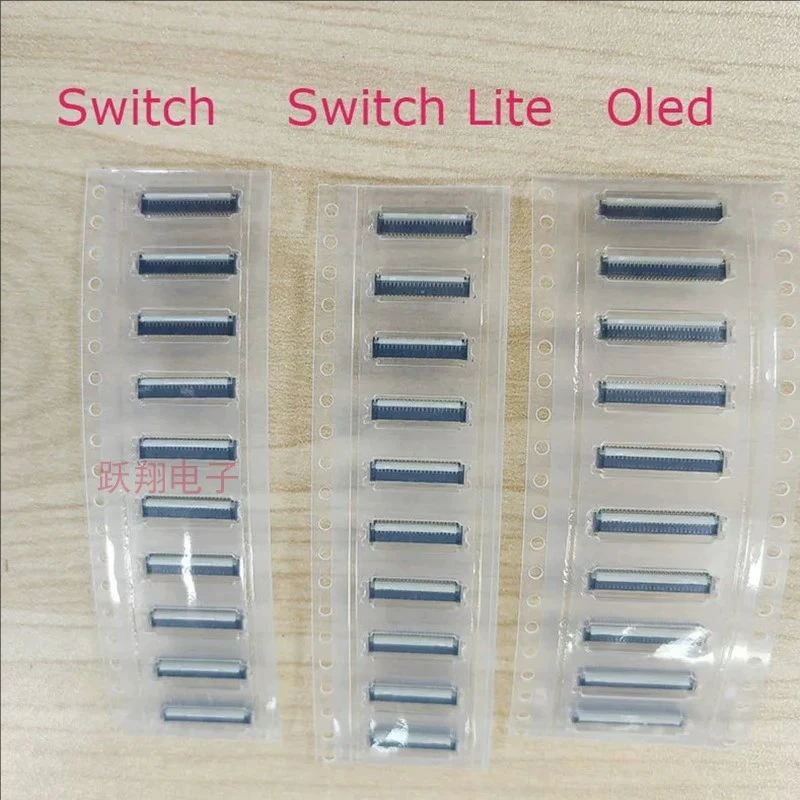 5ks úplne nový LCD displej obrazovky Connectors Clip pre Nintendo Switch Console NS Lite / OLED