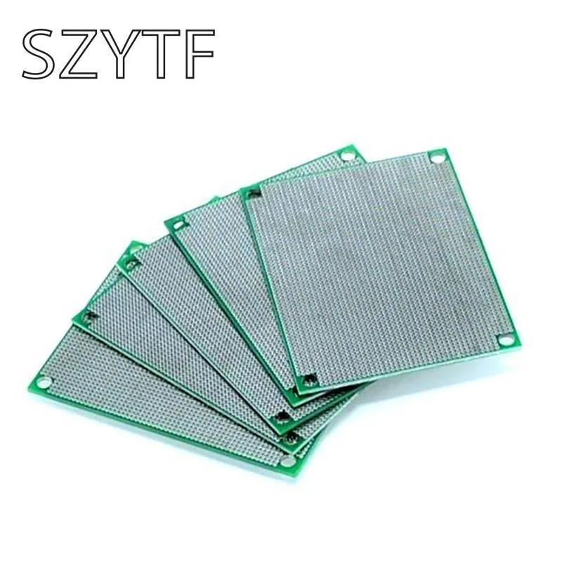 5ks/šarža 6 x 8 cm rozstup 1.27 Universal Board, hrúbka 1,6 mm, vedená HASL testovacia doska PCB