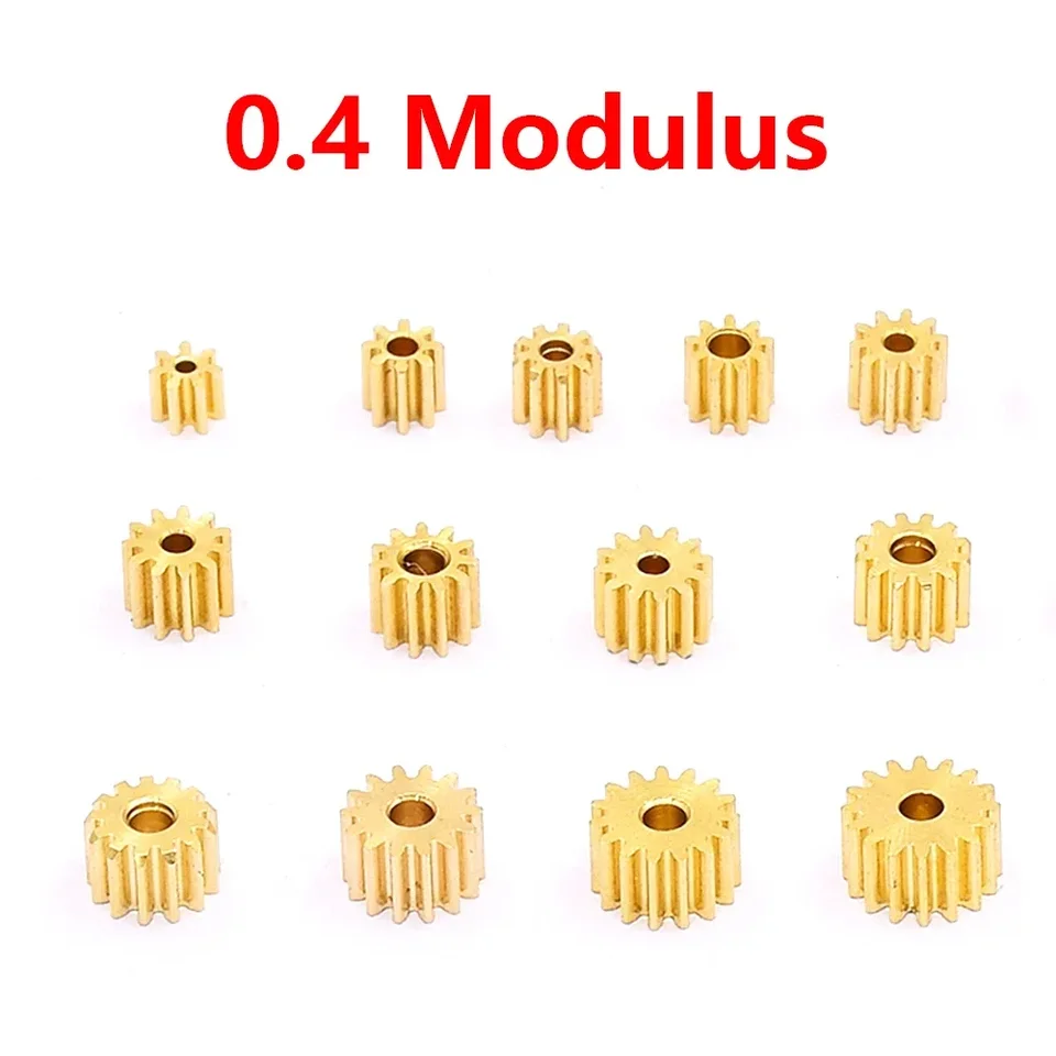 5ks/šarža 7t 8t 9t 10t 11t 12t 13t 14t 16t 18t zuby 0,4 m modul mosadzný kovový prevodový stupeň 1 mm 1,5 mm 2 mm 2,3 mm motory hriadeľa