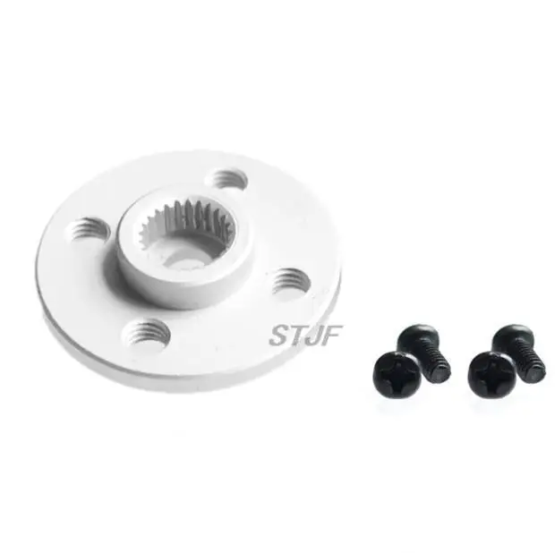 5ks/šarža hliníkový kov 25T Servo Round Round Type Disk Matal Rohy pre MG995 MG996 ACE Robot