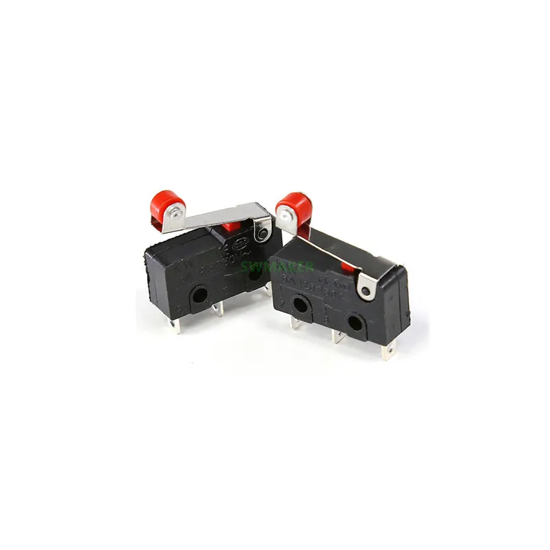 5ks/šarža Limit 3D tlačiareň 3Pin rukoväť KW12-3 Mini Citva Microswitch s kladkou