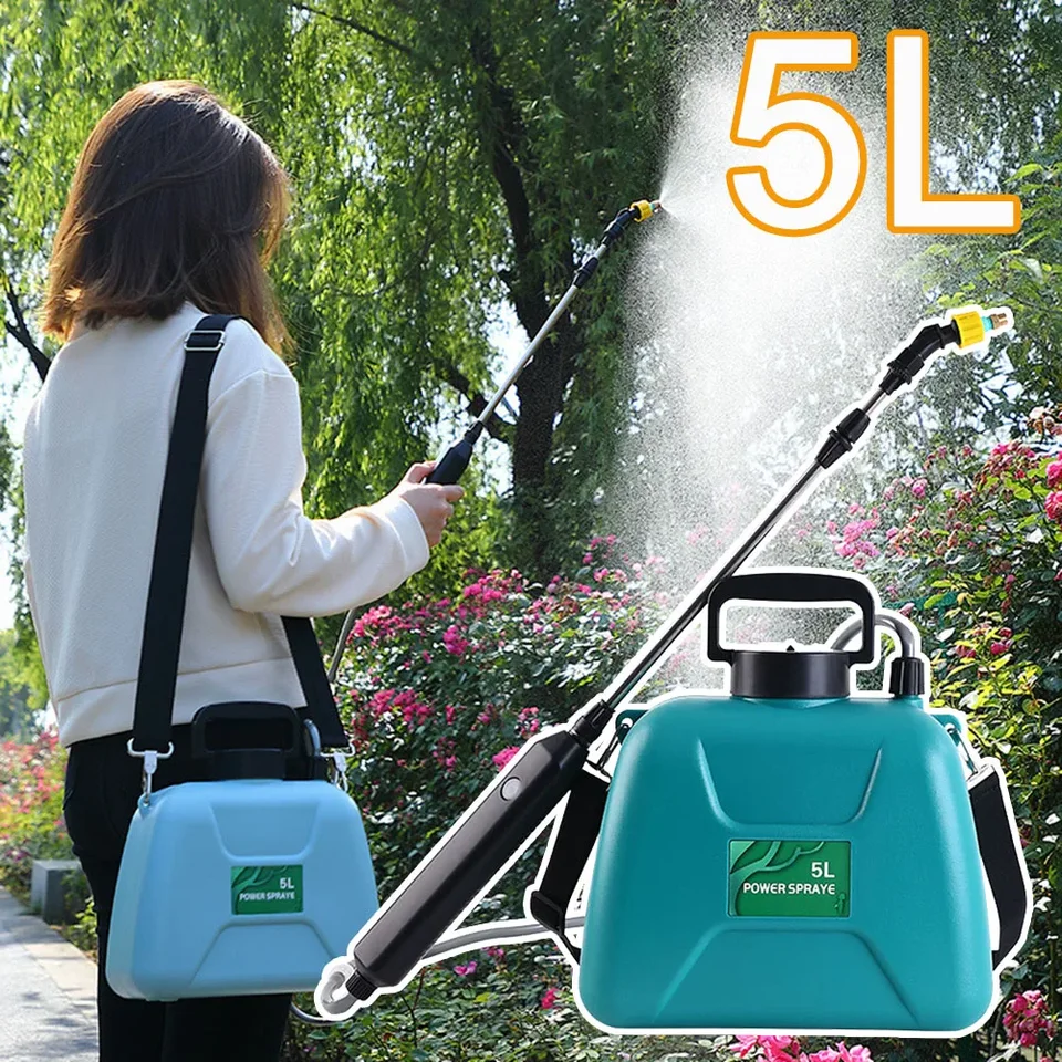 5L Elektrický rozprašovač záhrada automatická atomizácia USB Nabíjateľná rastlina rozprašovač rozprašovač fľašami Sprinkler Garden Garden zavlažovanie