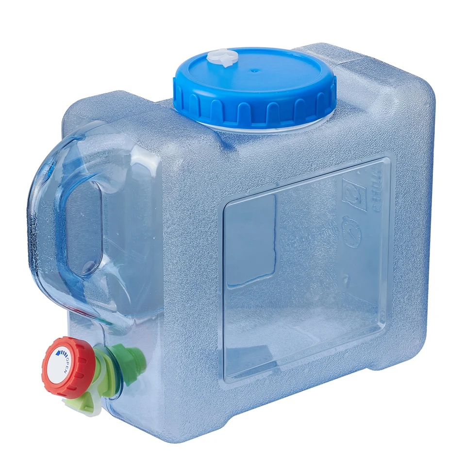 5L liter potravinárskeho stupňa PC Voda Container Camping Jerry Can s prenosnou rukoväťou pre vonkajšie úložisko kvapaliny na piknik