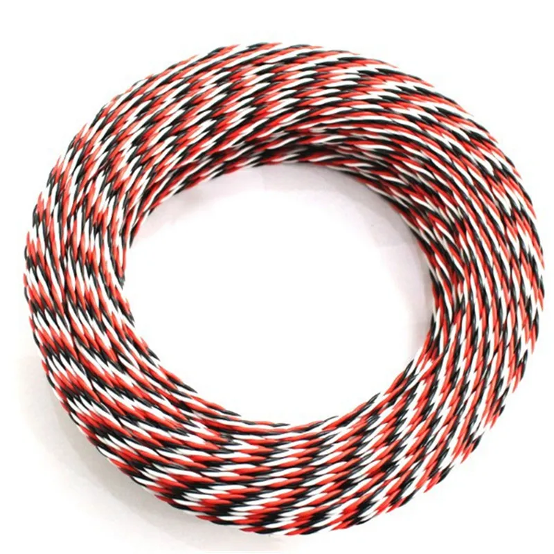 5m 22awg/26awg 30/60 Core 3 Way Servo 16 stôp predlžovací kábel JR Futaba Twisted Wire Olovo pre RC Airplane Accessories