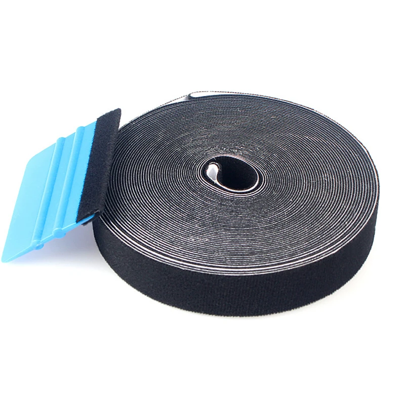 5m/rollové vlákno Vinyl Squeegee náhradné semišové tkanina handrička zábal