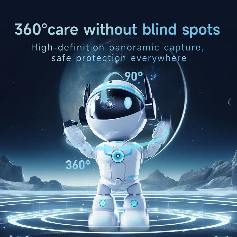 5MP Robot IP Camera WiFi PTZ INDOOR HOME SAFFULTÁCIA COMERA Dvojcestný zvukový dohľad Neviditeľné sledovanie šošoviek Indoor Baby Monitor