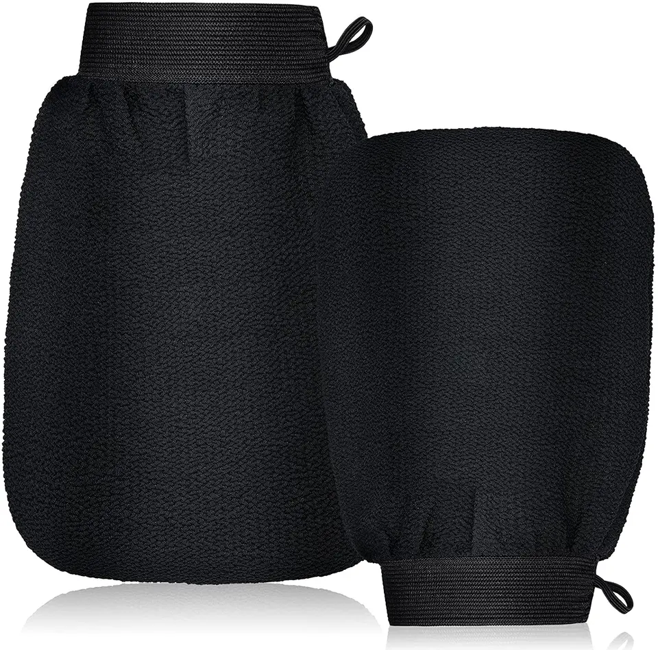 5pc Hot Marocká Hammam Exfoliating Mitt Kessa Scrub Rukating Príprava trvanlivé sprchové rukavice rukavice telesné masáž masáž rukavica rukavica