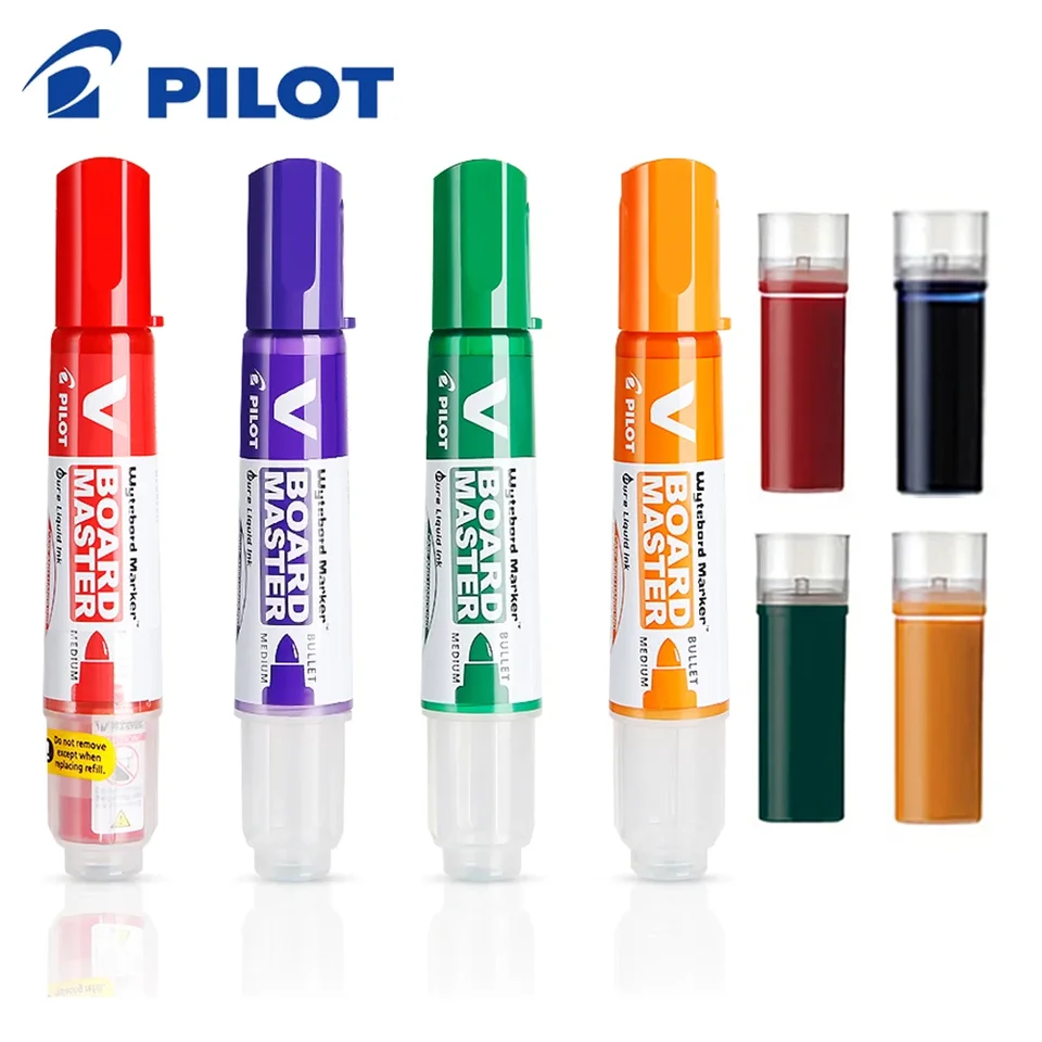 5pc japonské kancelárske potreby Pilot tabule markery vymazali doplňovateľné likvidné atramentové pero Pen v doske Master School Teache Office Supplies