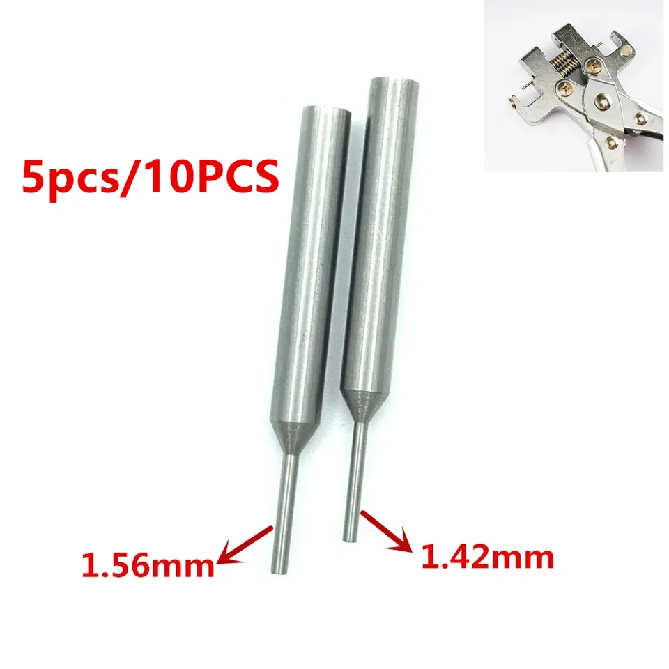 5pcs 10ks Vytvrdené 1,42 mm 1,56 mm vzdialené kolíky pre kolíky pre Goso Flip-Key Pin Remover Tool Locksmith Tool
