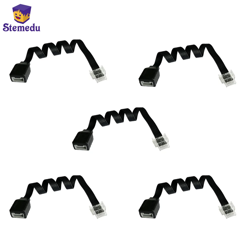 5pcs 25 cm predlžovací drôt pre WE-DO 2.0 SMART HUB CRYSTAL CONNEKTOR KABEL Stredný motor MOC Power
