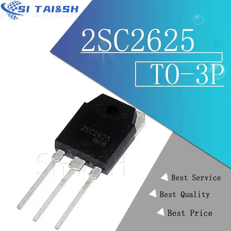 5pcs 2SC2625 do-3p C2625 TO3P 2SC3320 C3320 Power Tranzistors (10A, 400V, 80W)