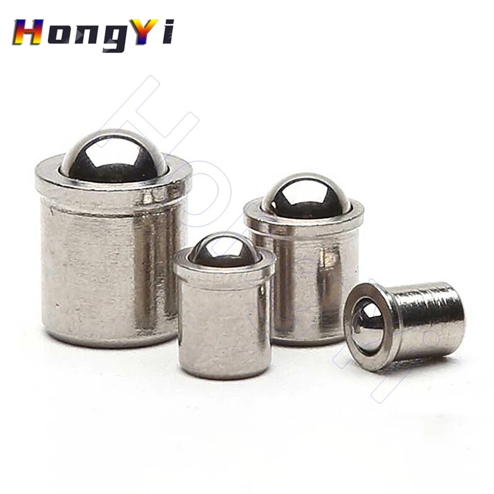 5pcs 304 z nehrdzavejúcej ocele guľôčkový plutk push fit guľový guľový guľôčkový pluch D3*L4 D4*L5 D5*L6 D6*L7 D8*L9 D10*L13 D12*L16