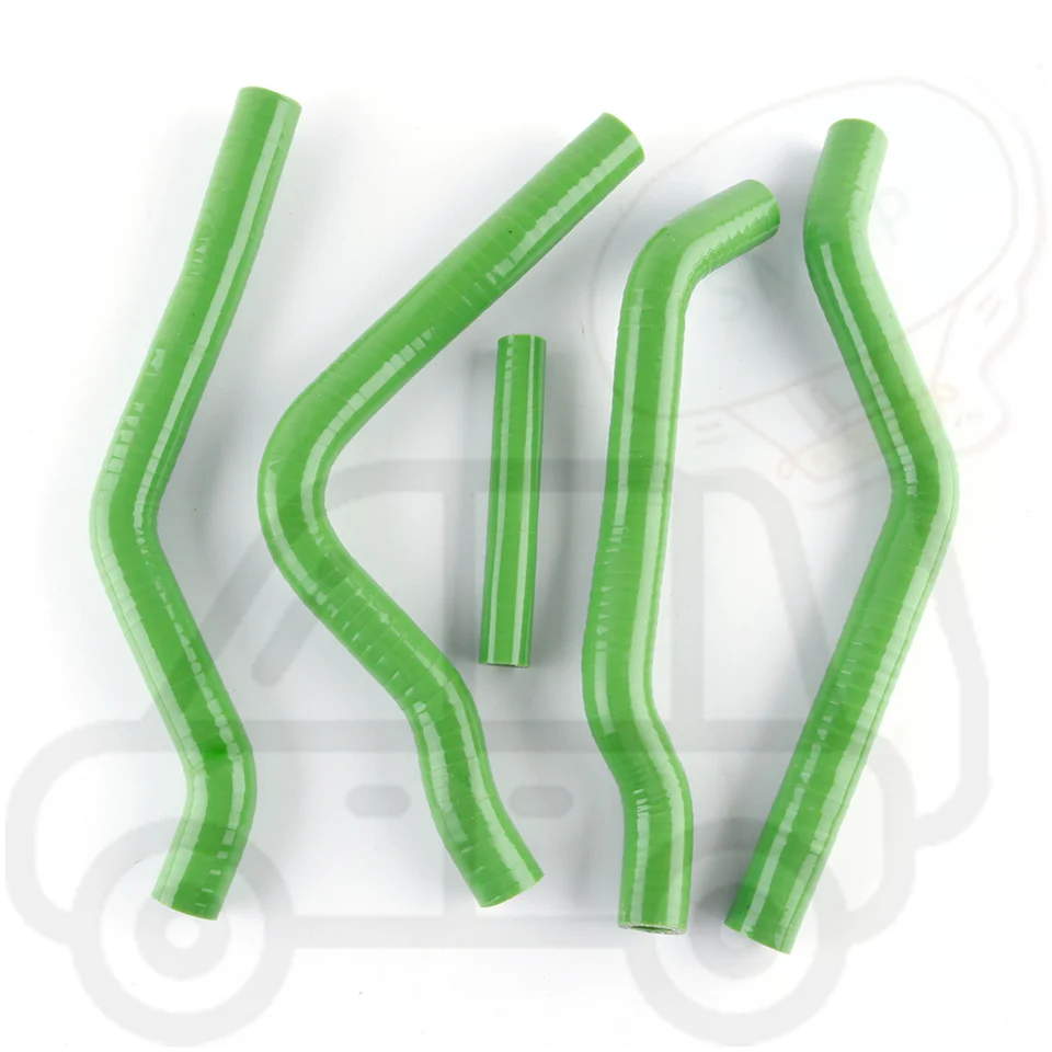5pcs 3ple Silikónový chladiaci hadica chladiacej kvapaliny Hadica za roky 1990-1993 Kawasaki KX125 KX 125 náhradné diely 1991 1992