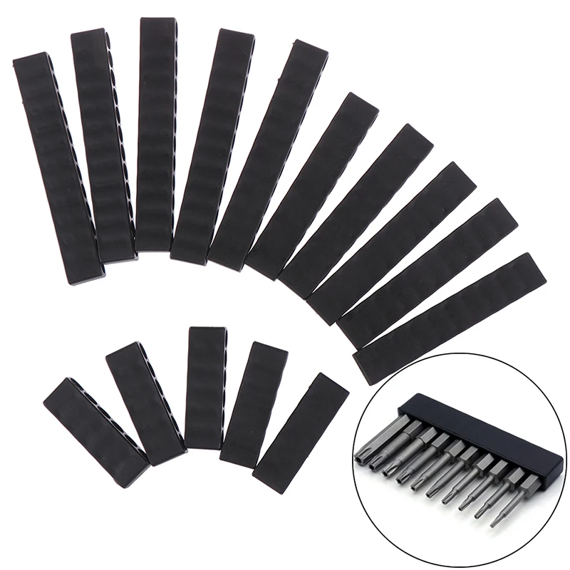5pcs 6/10/12 Diex Hex Susr Screwdriver Screwdriver Storage Storage Dil Dils Accessories