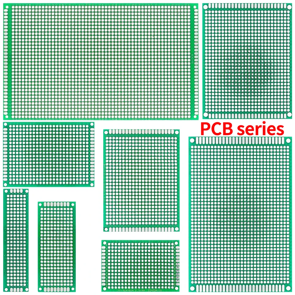 5pcs 9x15 8x12 7x9 6x8 5x7 4x6 3x7 2x8 cm prototyp DIY DIY Universal Tlač obvodu PCB Board Protoboard pre Arduino