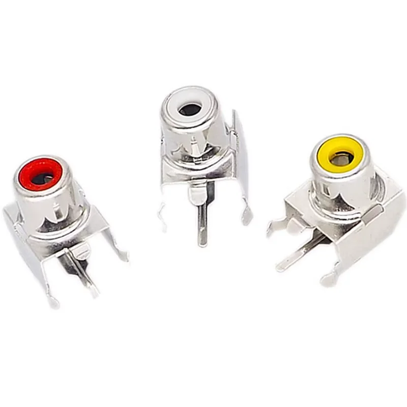 5pcs AV-103B RCA AV s jadrovým otvorom 2 PCS SOCKERS SOCKINGERS AUDIO VIDEO Jack Lotus SEAT AV1-8.4-3B