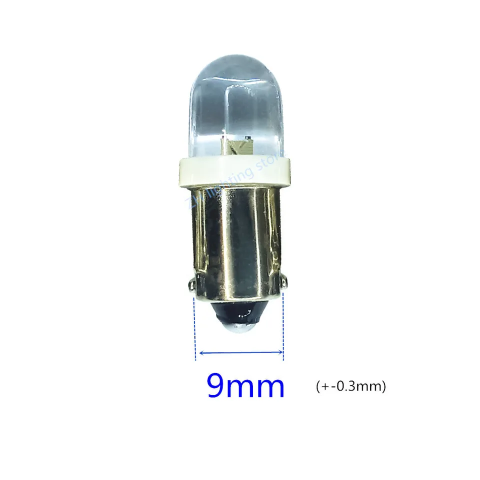 5pcs ba9s LED žiarovka DC3V BA9S 3V LED Ba9S 4.5V LED žiarovka BA9S 6V Blue LED DC6V BA9S 12V Indikátorka BA9S LED LED 24V DC DC modrá červená