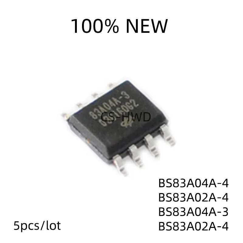 5PCS BS83A02A-4 BS83A04A-3 BS83A04A-4 6SOT23 8SOP 10MSOP IC Elektronické komponenty ChIP Integrované obvody dotyk kľúčového kľúča blesk MCU