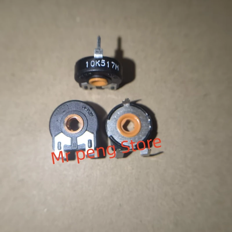 5pcs dovážané španielsky pre piher potenciometer PT15TV17-103A2020 Horizontálne 10k oválne diery široké nohy