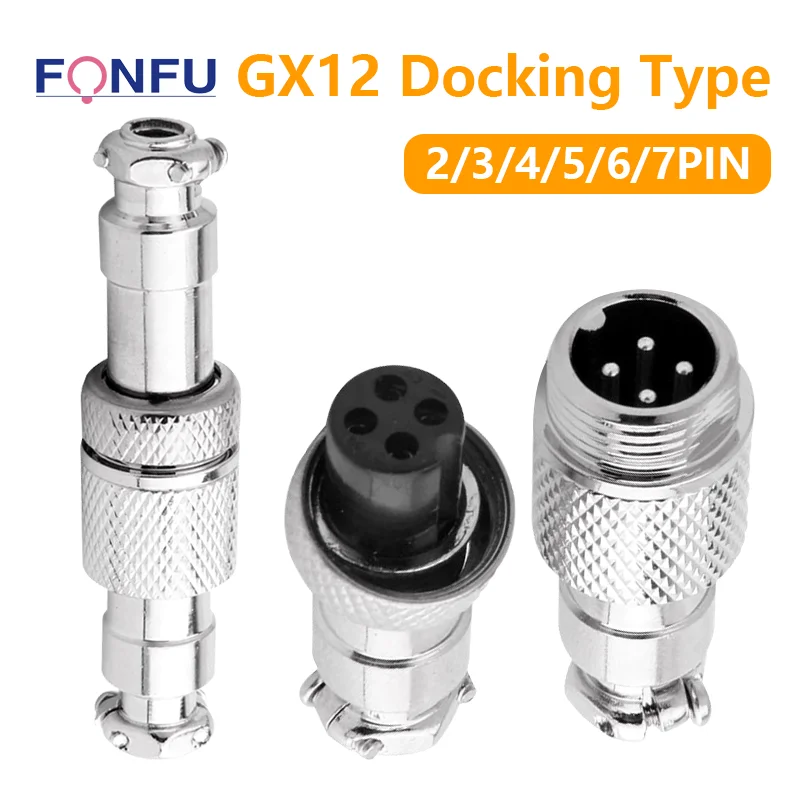 5pcs GX12 konektorový letecký zástrčk