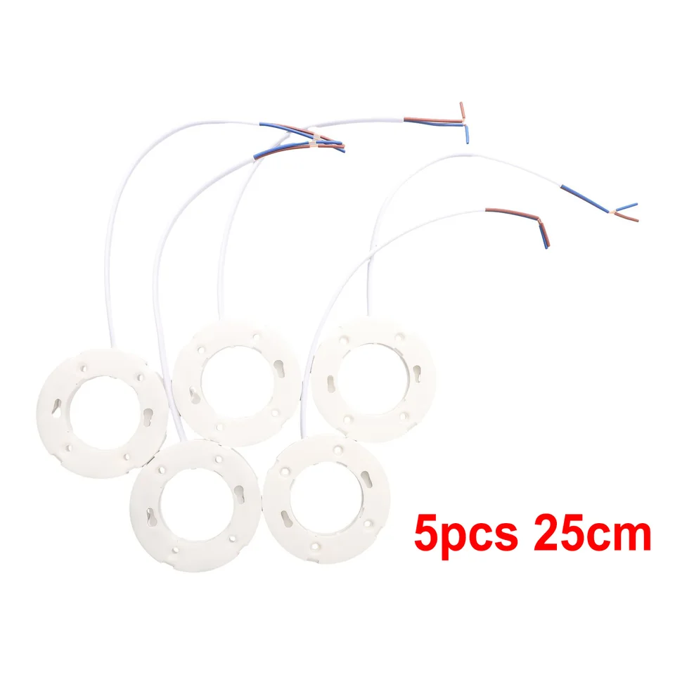 5PCS GX53 Držiak lampy Base pre GX53 LAMPS FLEVE VODY PRE LED a CFL žiarovky držiaka žiaroviek KONEKTORY BASES SLESTOVANIE PRÍSLUŠNÍCTVO