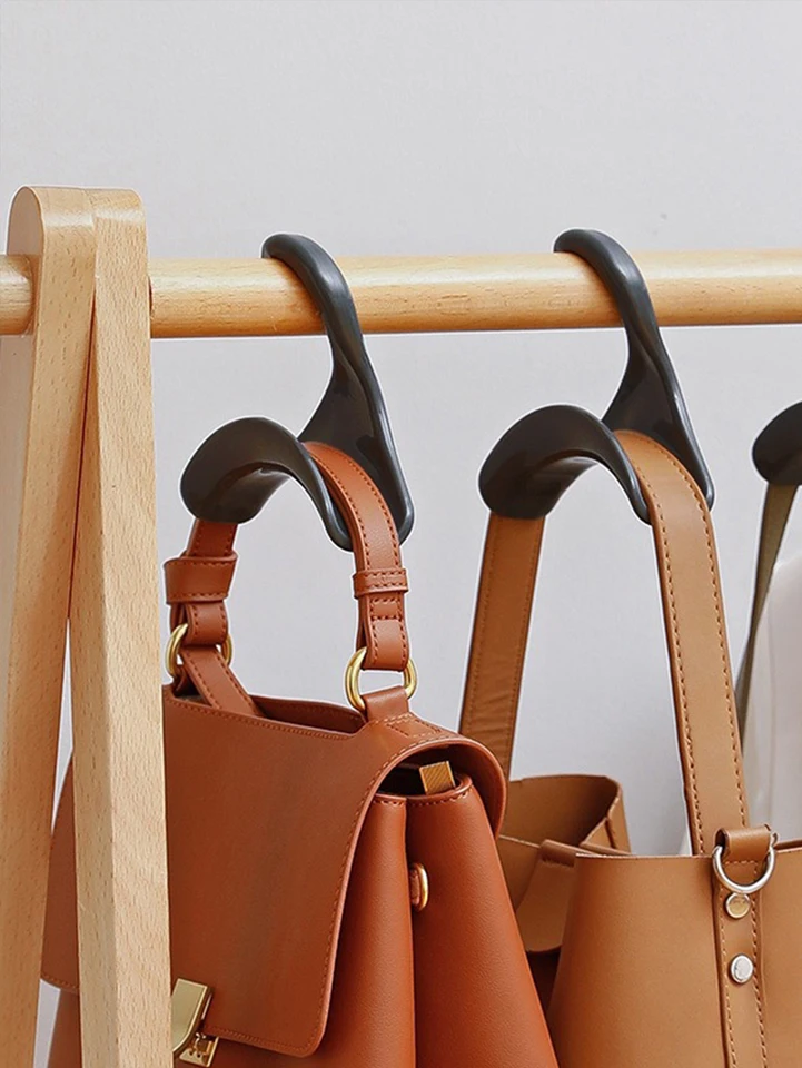5pcs Hanger Minimalistické opakovane použiteľné háčiky tašky Hák Hock Hat Hat Storage Storage stojan šatníkový batohový batoh háčik držiak na kabelku Storage Sklad