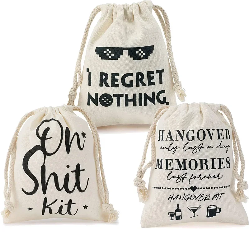 5PCS Hangover Kit s tašky Bach Bachelor Bachelorette Hen Party