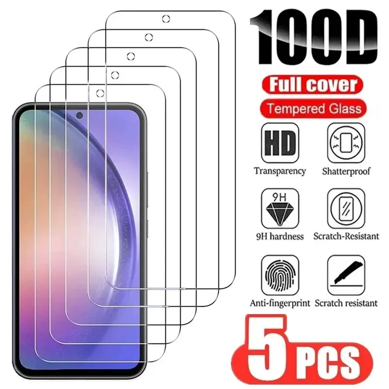 5pcs HD SCREET OBRAZ PRE SAMSUNG GALAXY A51 A52 A53 A54 A70 A71 A72 A73 A12 A13 A14 A23 A33 A34 S21 S20 Fe Temperované sklo