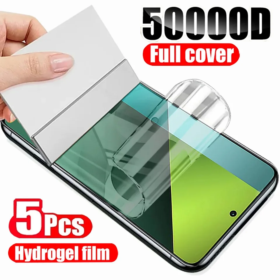 5pcs Hydrogel Film pre Xiaomi Redmi Note 13 Pro Plus 12 11 10 9 8 7 Protect Screent Ochrana pre Redmi Note 12s 11s 10s 9t 8t Soft Soft Film