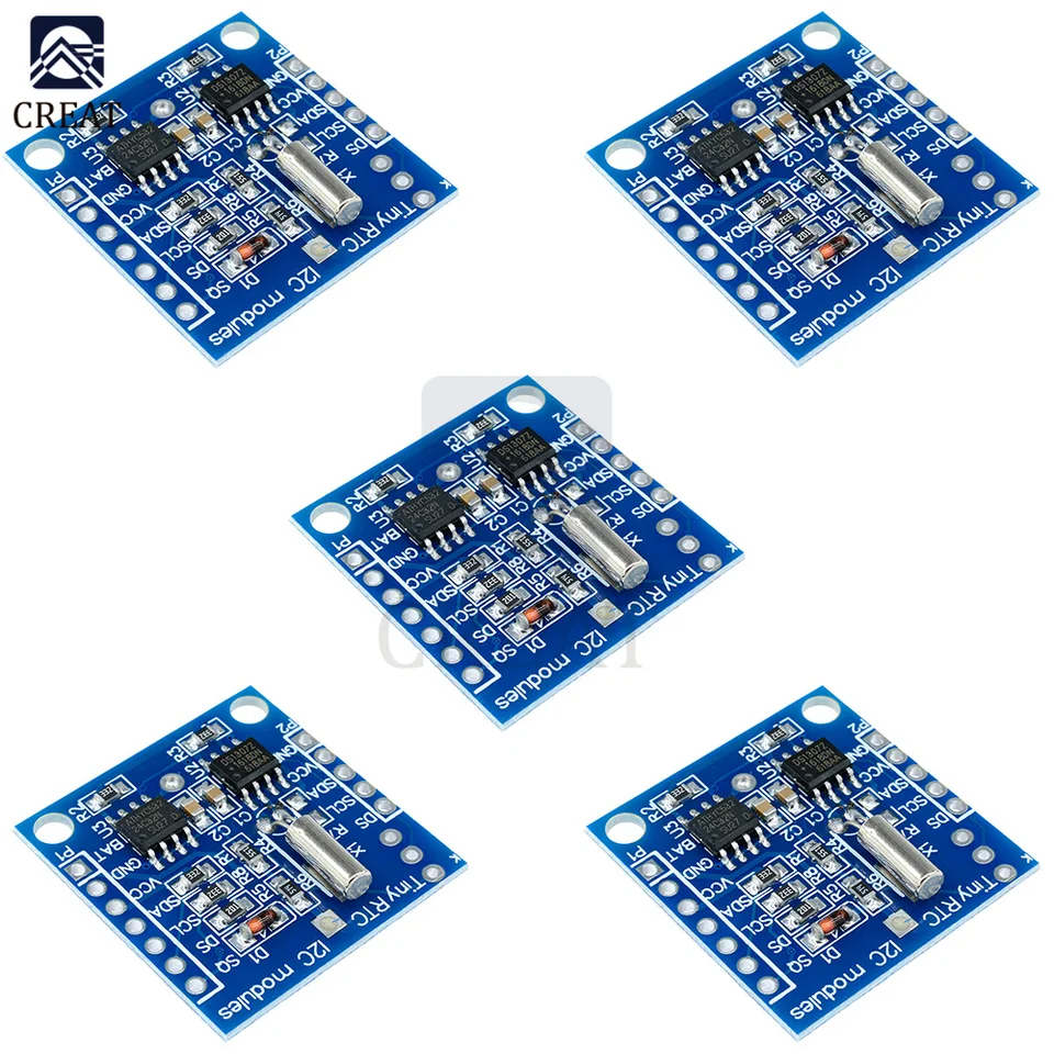 5pcs I2C IIC RTC DS1307 AT24C32 Modul v reálnom čase pre Arduino 51 AVR ARM PIC pre Arduino bez batérie