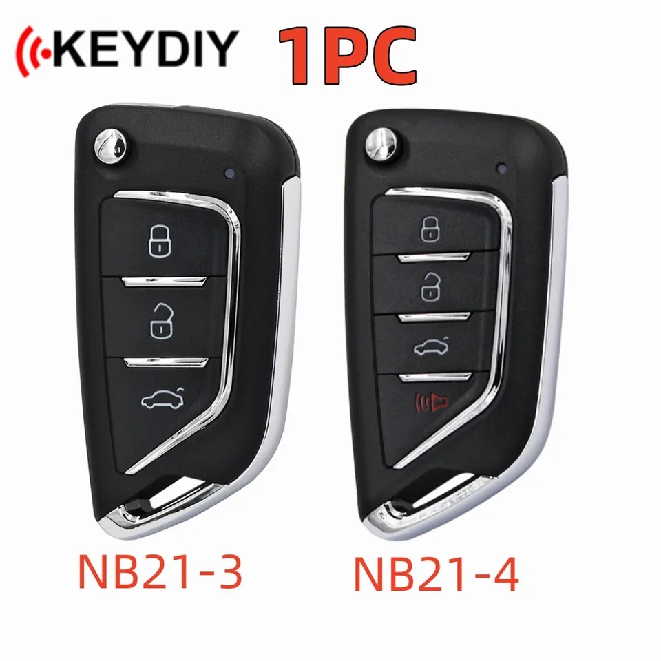 5PCS KeyDiy Remote NB Series B21 NB21-3/3+1 Tlačidlá Univerzálne multifunkčné KD vzdialené auto pre diaľkový kľúč pre KD900 KD-X2