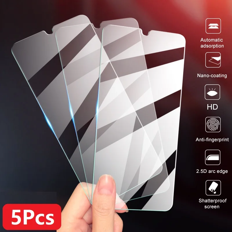 5pcs Ochranné sklo pre Redmi 8a 7 7a 6a 6a Protector pre Xiaomi Redmi Note 8T 8 7 6 Pro Temperované sklo 9h HD