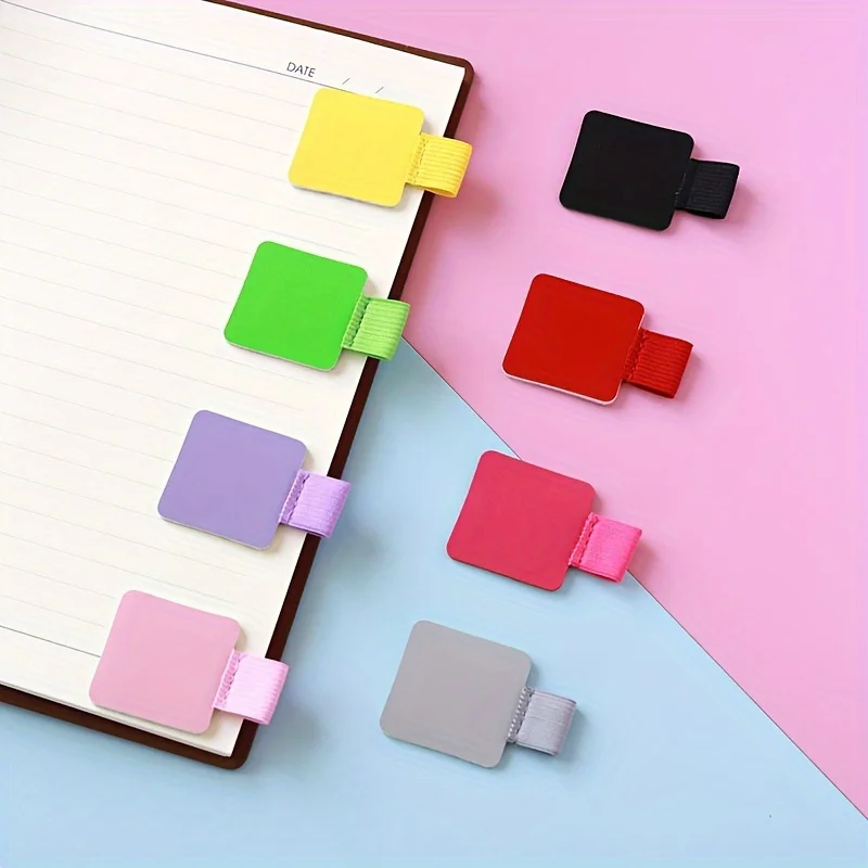 5pcs Self-spadný notebook Elastické držiaky kožené pero prsteň, puzdro na kožu s koženým stylusom s elastickým popruhom pre iPad, denník