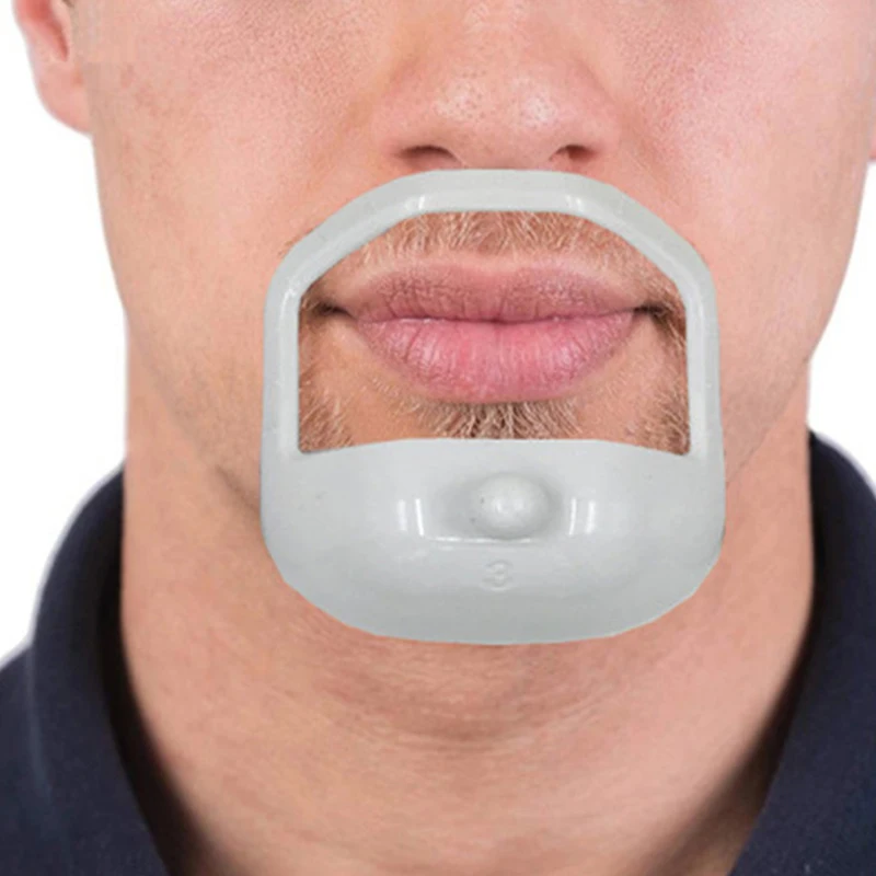 5pcs/set muži brady styling Nástroj muži muži brady goatee holenie šablóna brada holenie na tvár Modelovanie modelu Grooming Girds 5 veľkostí