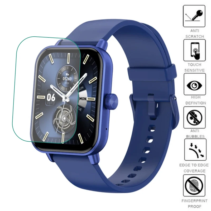 5pcs TPU Soft Smartwatch Clear Protect Film Cover Guard pre Colmi P81 Display Screen Smart Smart Watch Accessories
