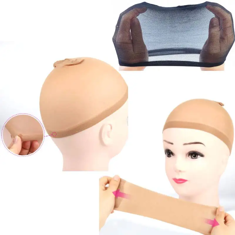 5pcs vlasová sieť neviditeľná parochňa čiapky kupoly na parochňu na výrobu čiapky na parochň