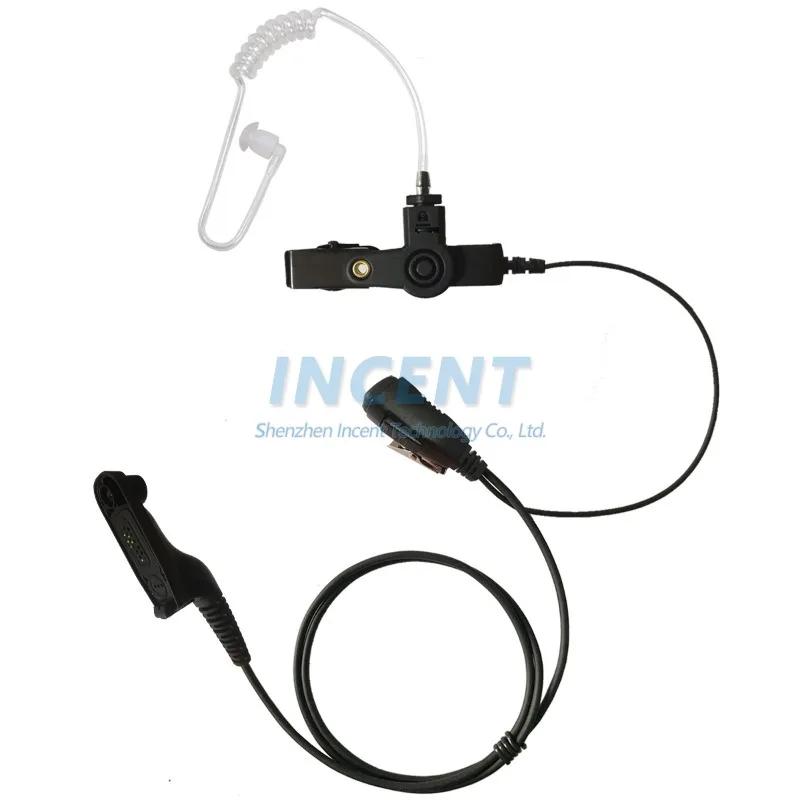 5pcs vzduchová trubica slúchadlá mikrofón PTT headset pre Motorola Walkie Talkie DP4601 DP4601E Rádiá