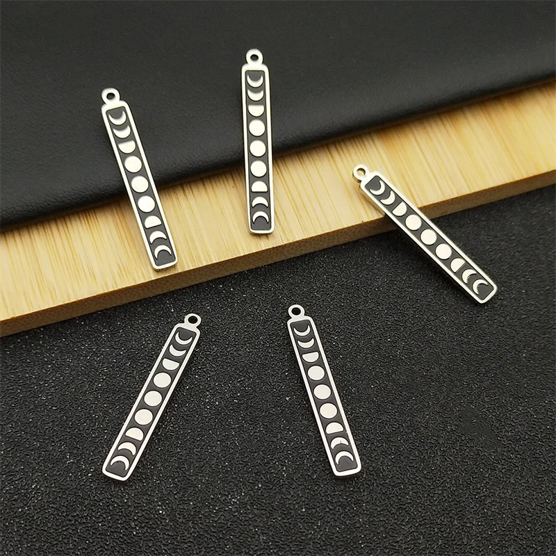 5pcs čarodejnícka fáza fáza kúzlo šperky z nehrdzavejúcej oceľ