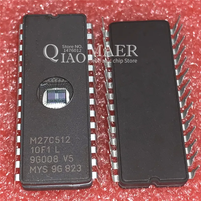 5pcs/časť M27C512-10F1 M27C512-12F1 27C512 M27C512 CDIP-28 M27C512-15F1 512 KBIT CDIP-28