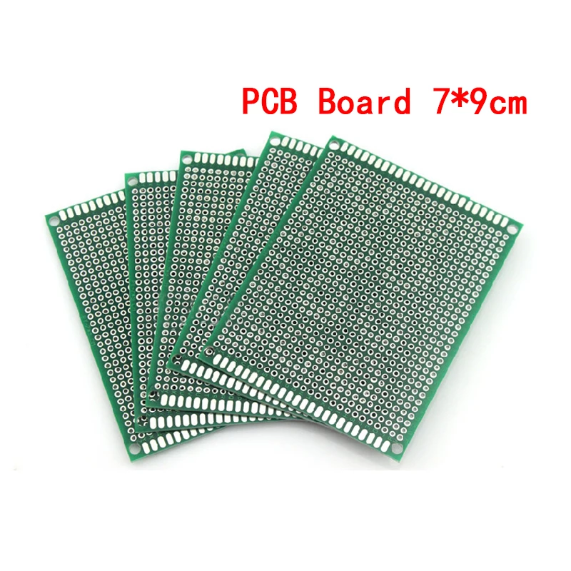 5pcs/šarža 7x9cm dvojité bočné prototype dosky PCB 7*9cm Univerzálna tlačová doska pre tlač pre Arduino Experimentálnu medenú dosku PCB