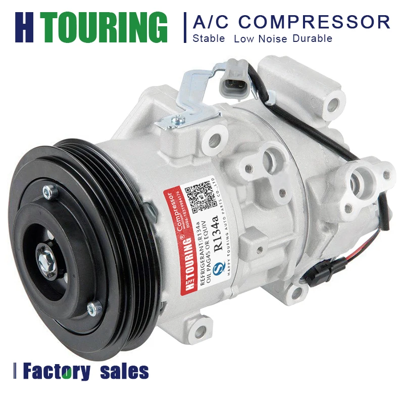 5SE11C AC kompresor pre Toyota Yaris Vitz Vios 4471905940 8831052480 8831052481 88310-52480 88310-52481 DCP50245 447190-5940